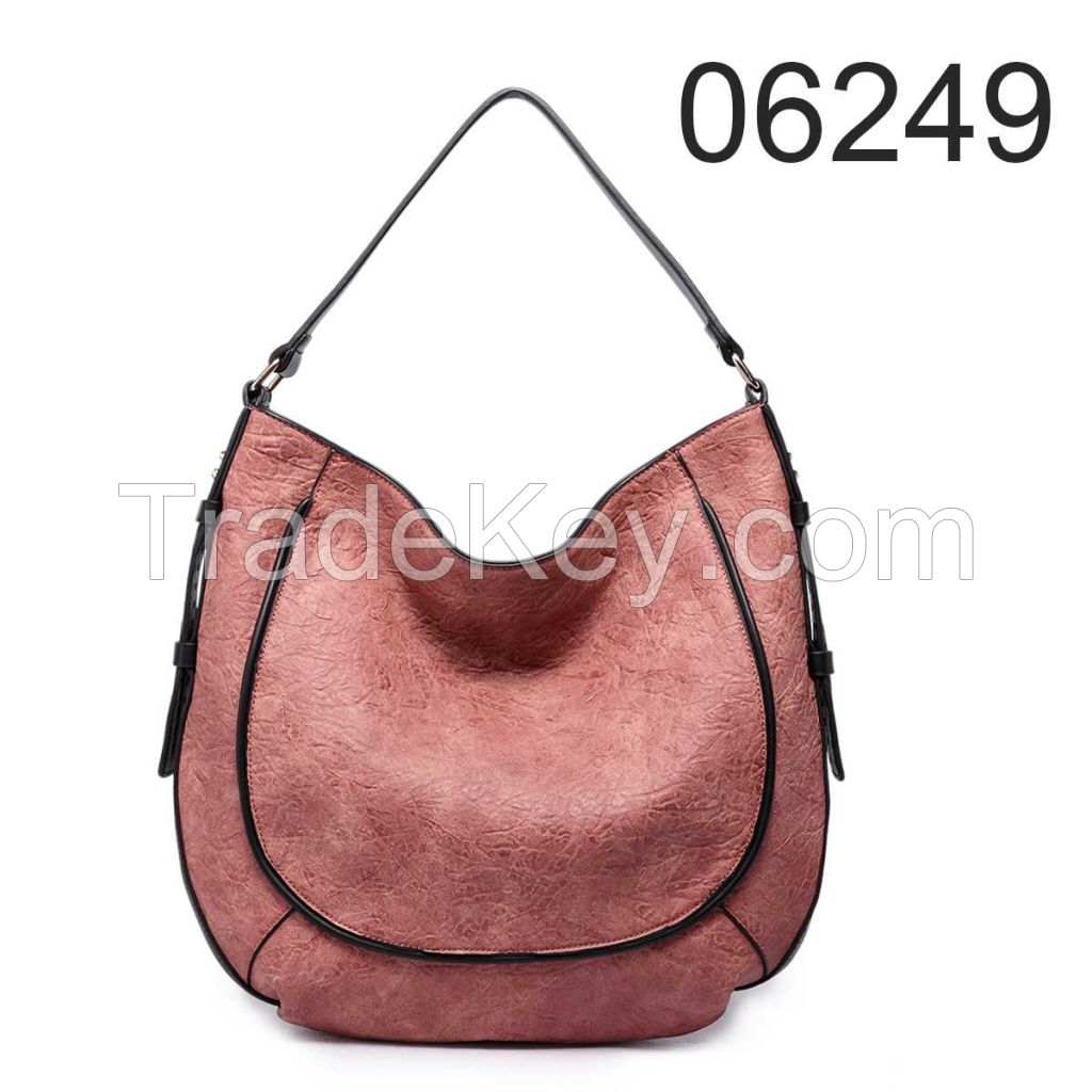 Blue stylish hobo pu leather bag-06323