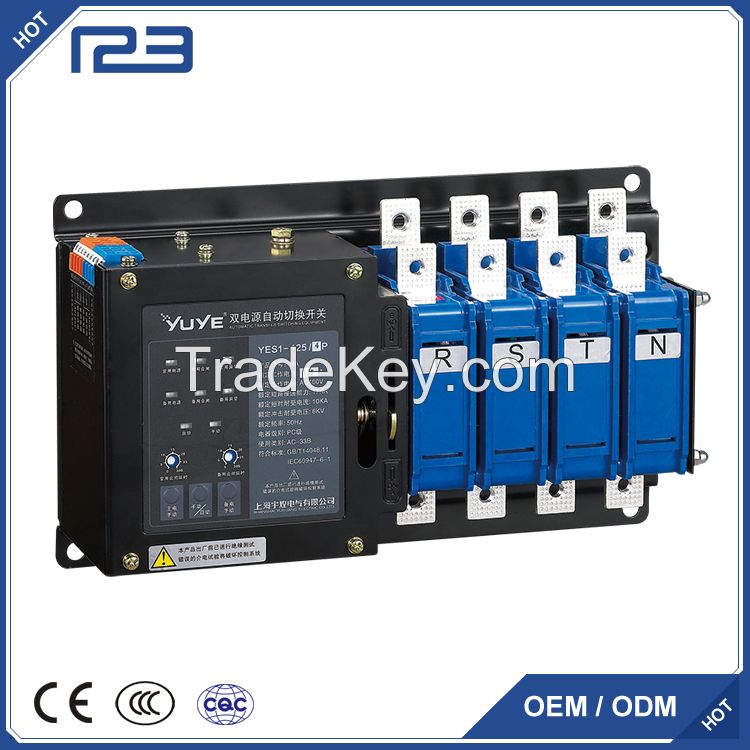 Dual power automatic transfer switch