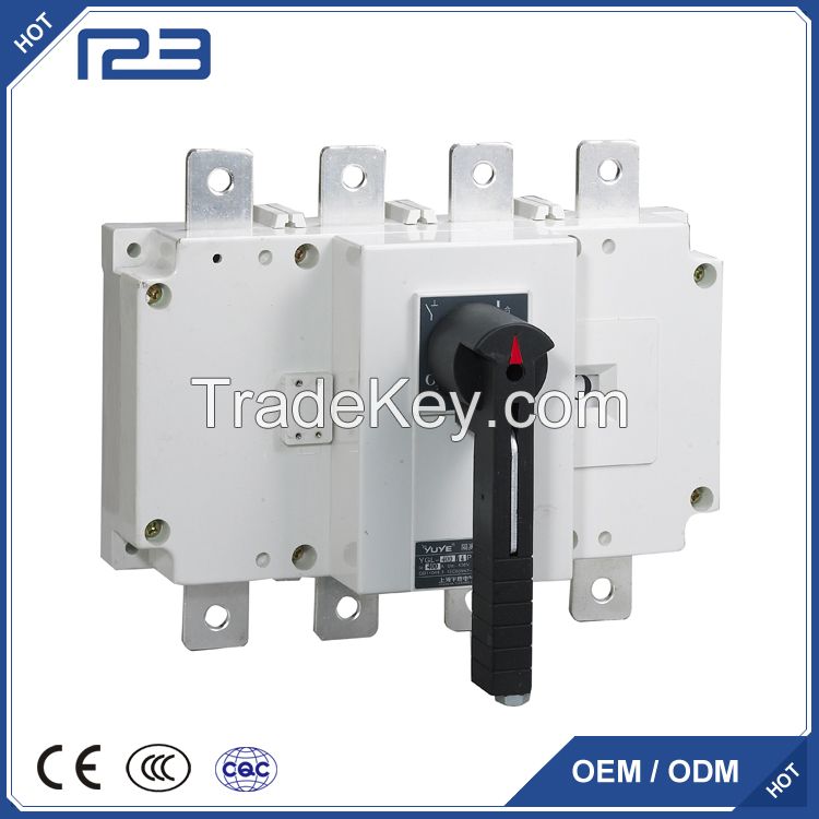 Manual  isolation switch