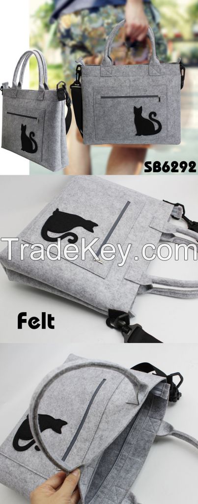 NEW ECO-FRIENDLY CAT HANDBAG/ SHOULDER BAG--SB6292