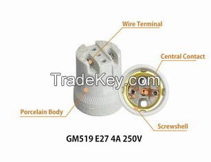 GM519 E27 Lampholder,Bulb Holder,Lamp Holder