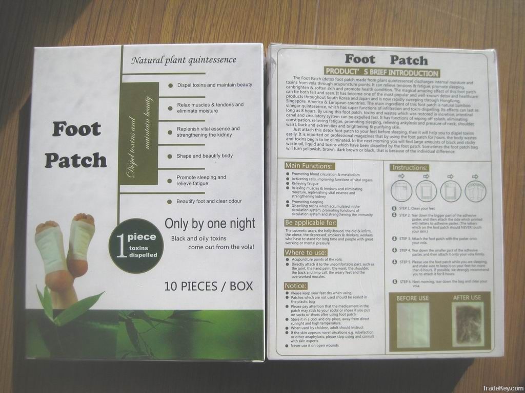 detox foot patch, foot pad, slim patch