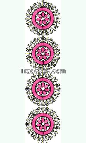 Cording Lace Border Embroidery Design