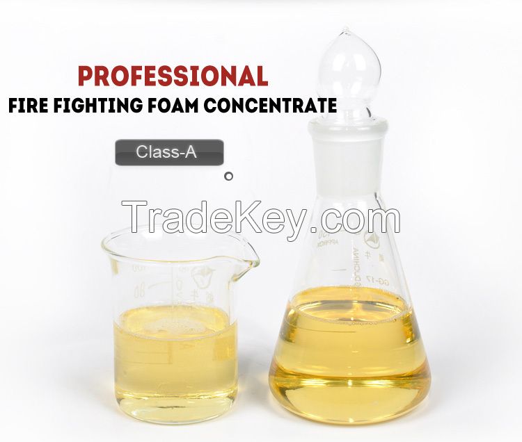 Class A fire fighting foam extinguishing agent for compressed air foam system