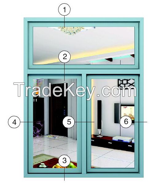 Xingfa Side-hung Windows Series P50F