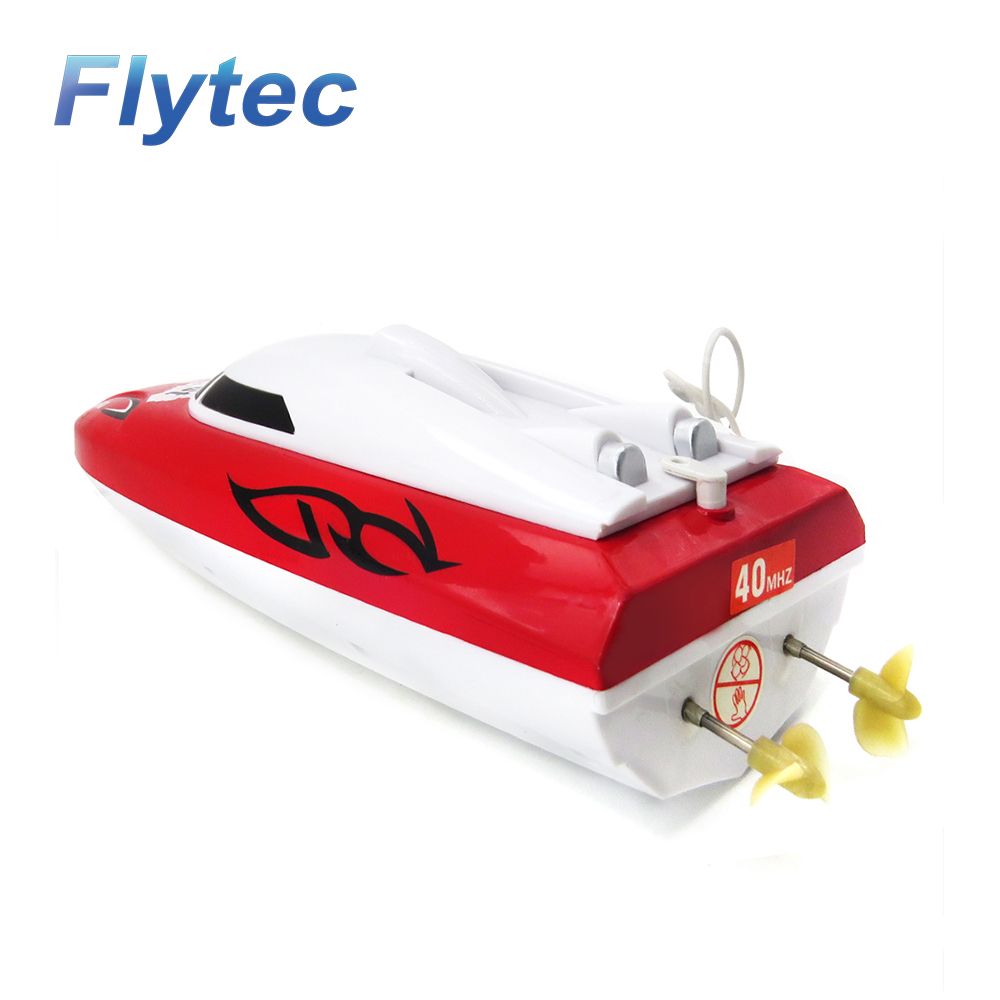 Flytec 2011-15A 10KM/H Remote Control Toy Red RC Boat