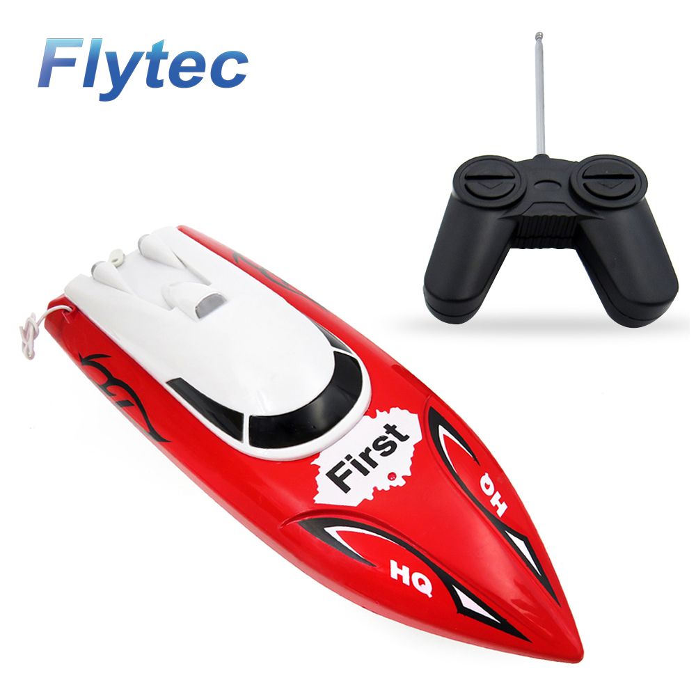 Flytec 2011-15A 10KM/H Remote Control Toy Red RC Boat