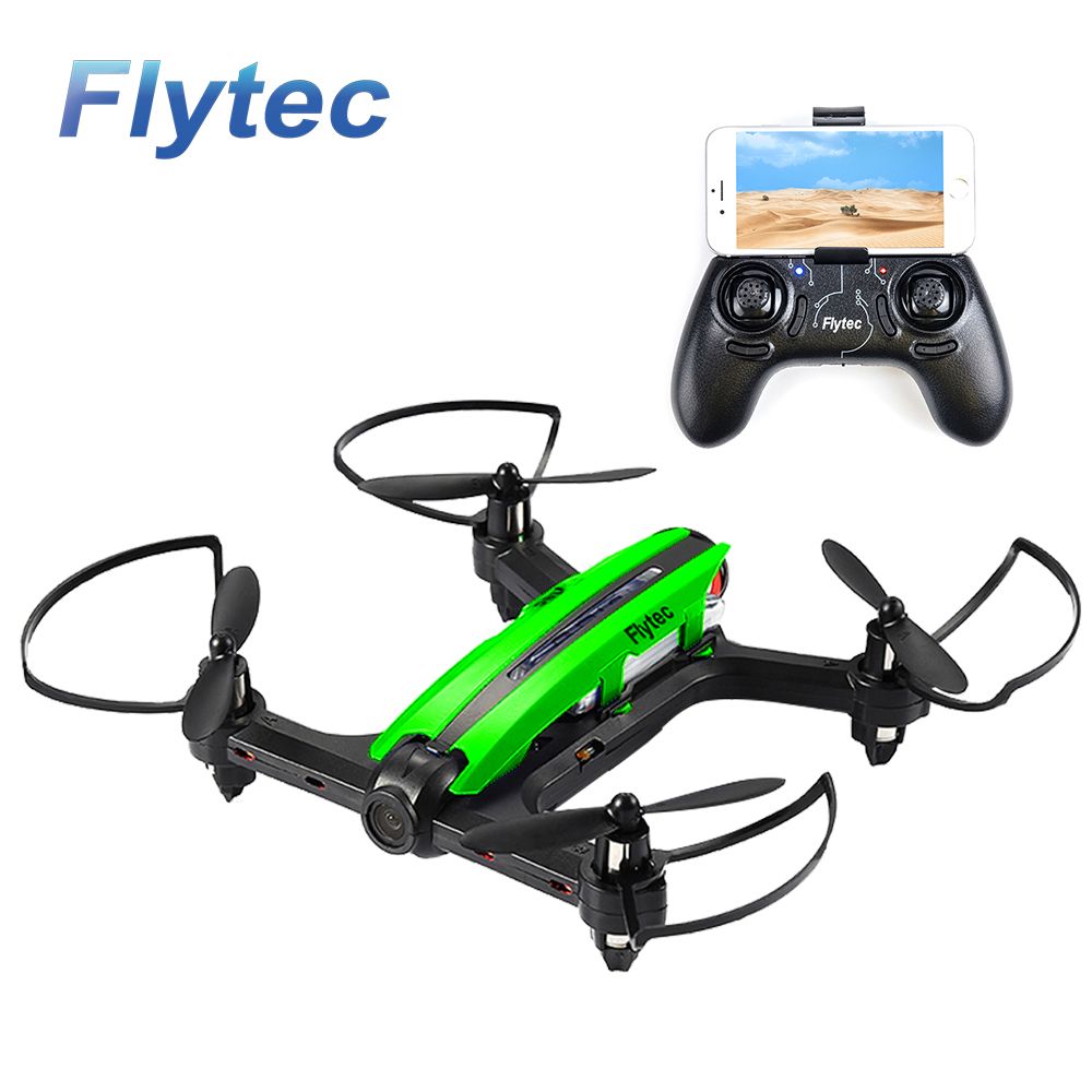 Flytec T18D RC Quadcopter Mini Racing Drone 4CH 6 axis UFO with Wifi FPV 720P HD Camera Height Hold Mode RTF Yellow