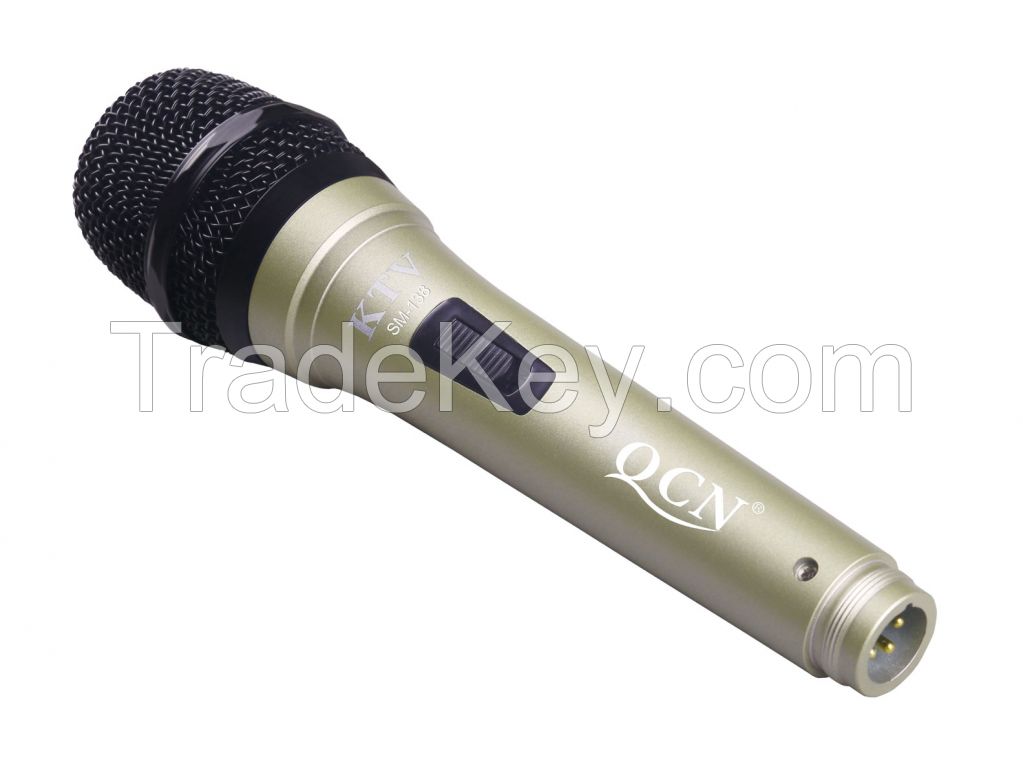 SM-138 wired Karaoke microphone handheld dynamic microphone