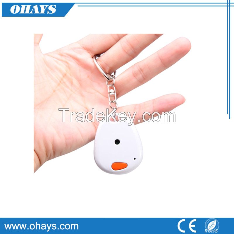 Bluetooth anti-lost alarm key finder with keyring for elderly