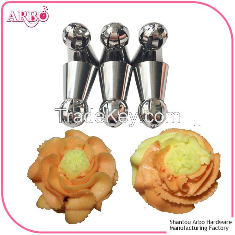 FDA LFGB certificated Round Icing Piping Nozzle Pastry Tips Cupcake Cake Sugarcraft Decorating Tool