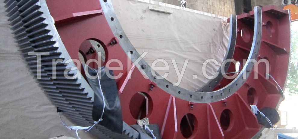 Spur Gear - Girth Gear -Wheels Gear for Rotary Kilns Cement Plant - Sponge Iron Plant