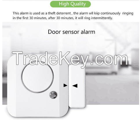 Augreener 3.6v lithum battery wireless door sensor alarm