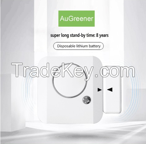 Augreener 3.6v lithum battery wireless door sensor alarm