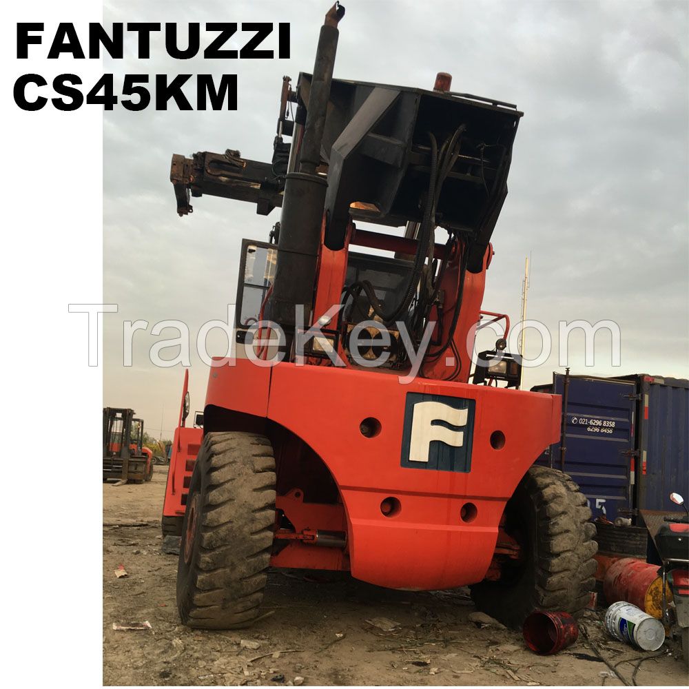 Used cheap Fantuzzi CS45KM 45ton container reach stacker for sale