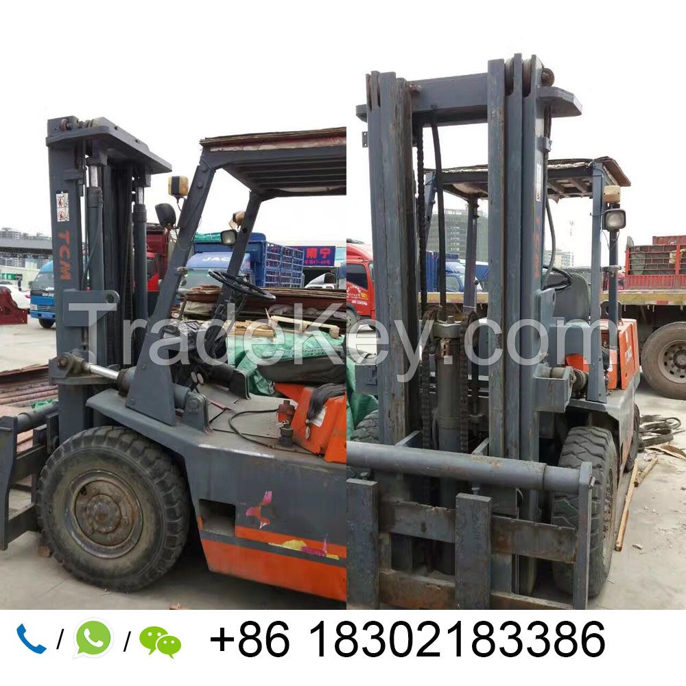 Japanese Used 4 ton Forklift TCM/TOYOTA in Shanghai