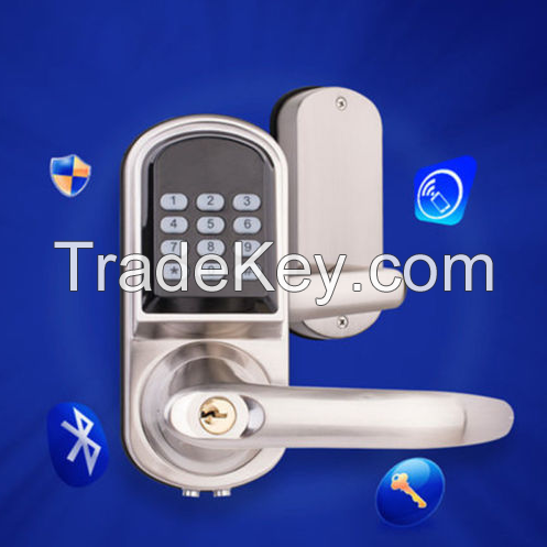 Bluetooth smart locks  for hotel and apartment Compatible with iOS and Android mobilephone app security door locks remote key open door