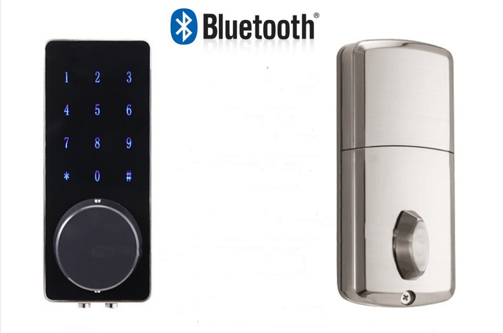 Smartphone Bluetooth Door Lock APP Combination, Code Touch Screen Keypad Password Smart Electronic Lock 