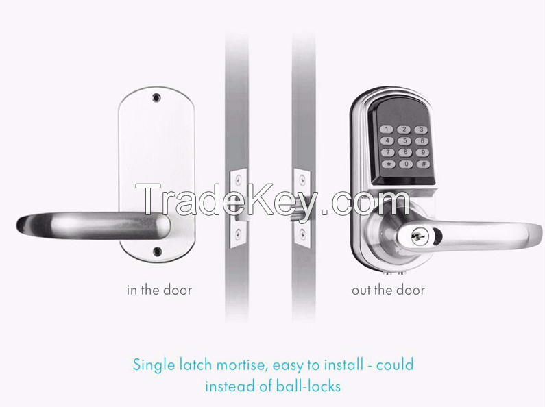 Bluetooth smart locks  for hotel and apartment Compatible with iOS and Android mobilephone app security door locks remote key open door