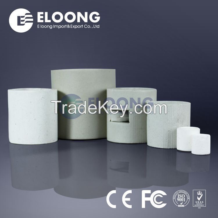 6mm 12mm 15mm 25mm Ceramic Rasching Ring For Columns