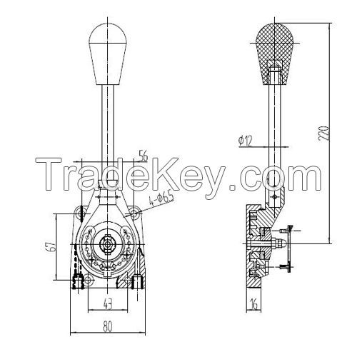 hand throttle cable controller