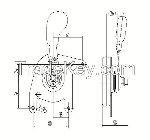 Hand Throttle Cable Controller