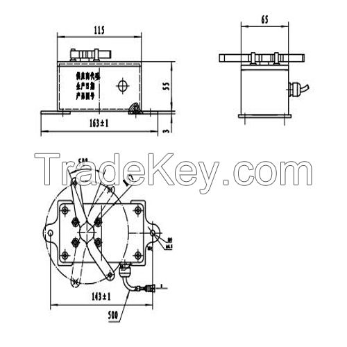 Electronic Remote Throttle with Cable Driving Type