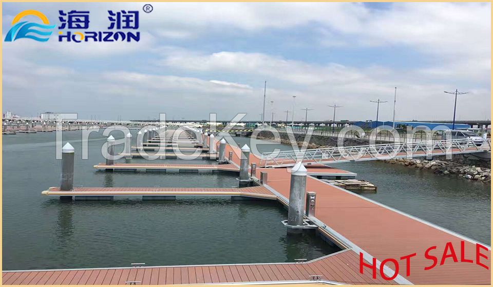 High Quality Aluminum Alloy Gangway Pontoon, marina poontoon