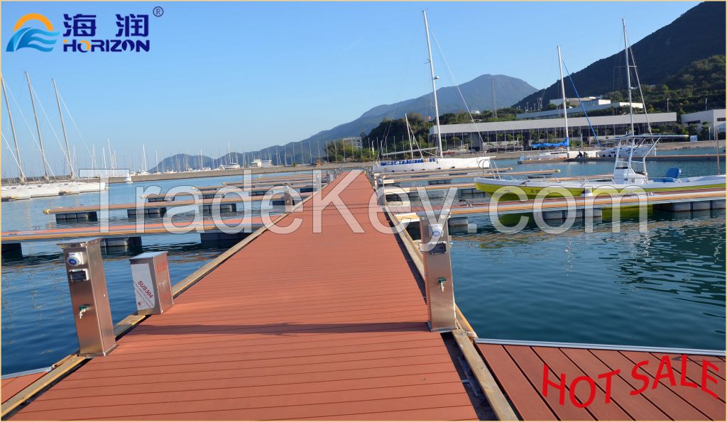 Marine Equipment Aluminium Main Pontoon and Finger Pontoon