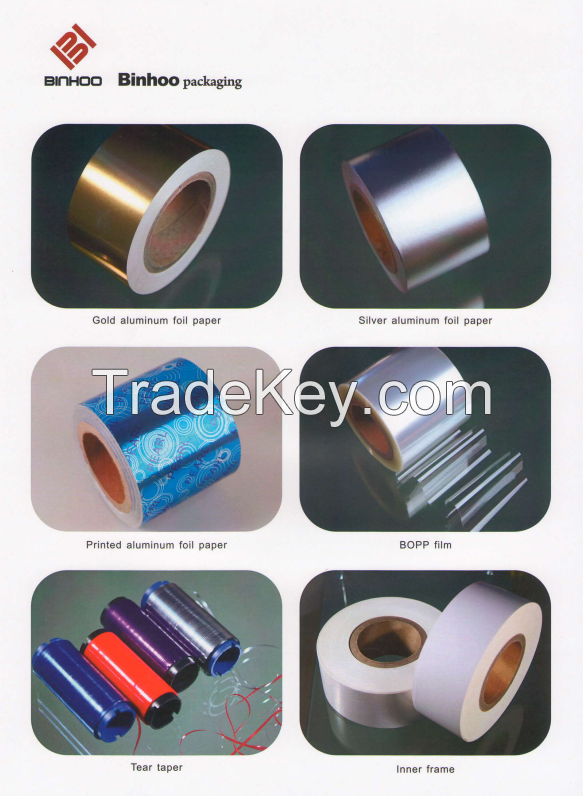 Plug wrap paper, Inner frame, BOPP film