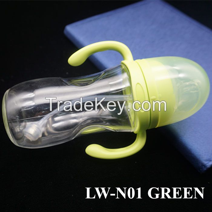 Anti-broken High Borosilicate Glass Feeding Bottle