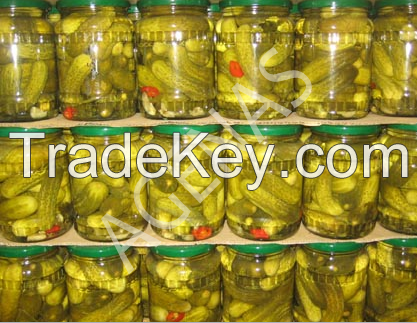 Pickled gherkins