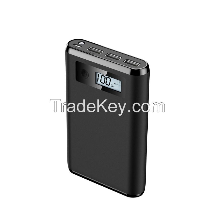 16000-20000 mAh mobile power banks supply 3.0A fast charge LCD digital screen 8 * 18650 rechargeable multi-USB charger