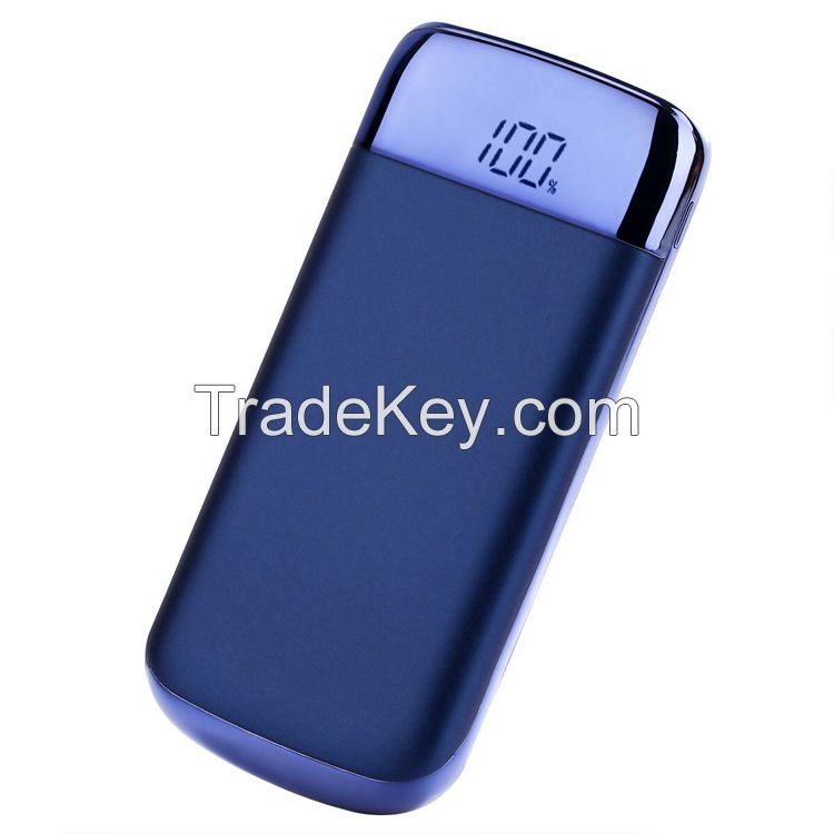 High quality high capacity long lasting power banks 10000mah with LCD display