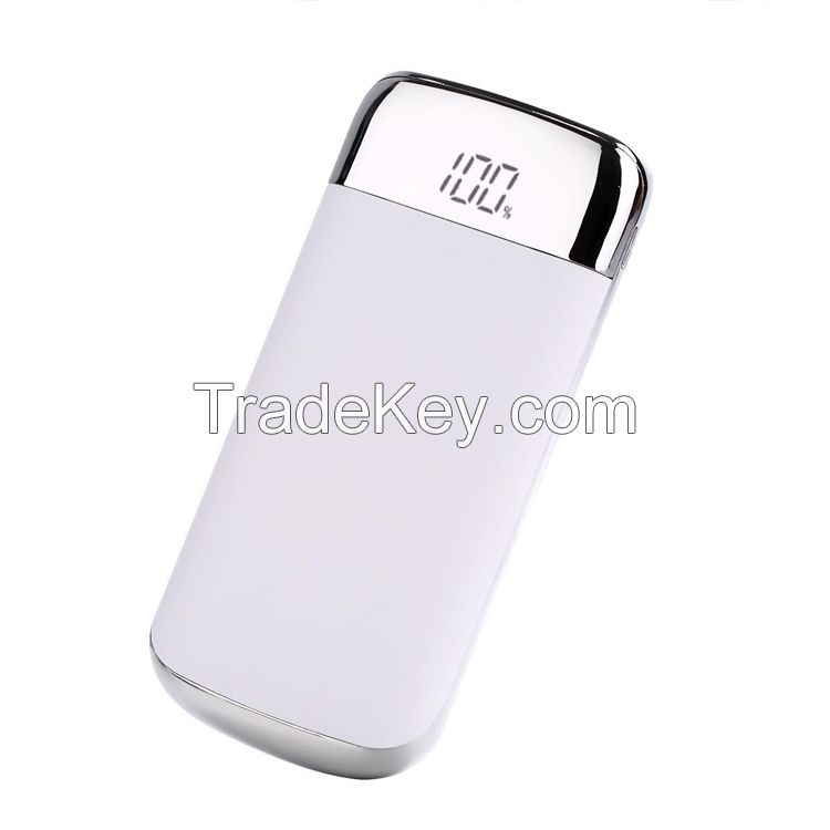 High quality high capacity long lasting power banks 10000mah with LCD display