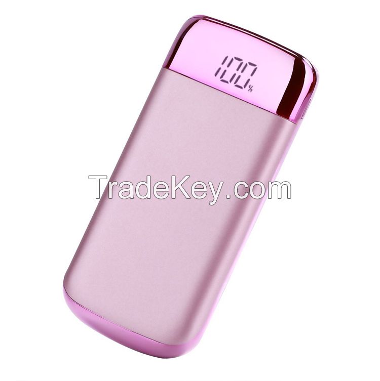 High quality high capacity long lasting power banks 10000mah with LCD display