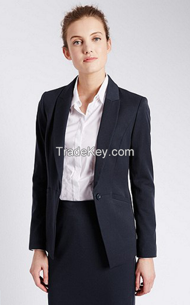 Western Style Girl Formal Office Women Coat Pant Business Suits For Ladies