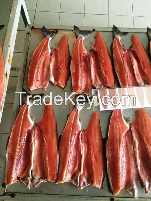 Frozen Salmon Fillets Portion, Chum Salmon, Pink Salmon