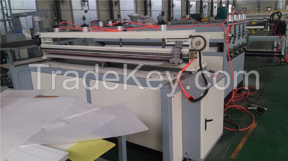 1200-2200mm PP corrugated hollow sheet extrusion machine