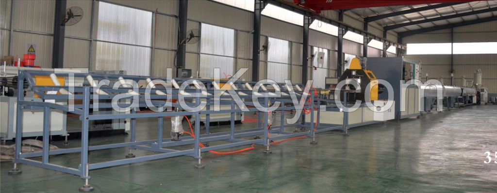 Single screw design HDPE PE PP PPR pipe extrusion machine