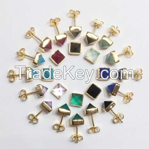 Genuine Gemstone Earrings