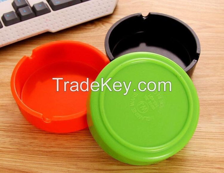 Round shaped plastic melamine ashtray for sale