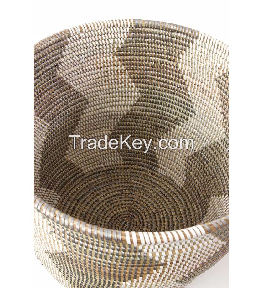 Seagrass coiled basket, storage basket best selling 2017