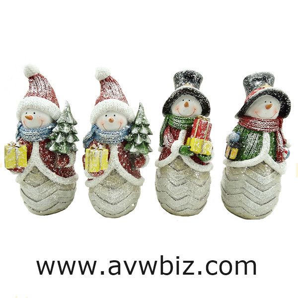 Resin snowman christmas decoration 