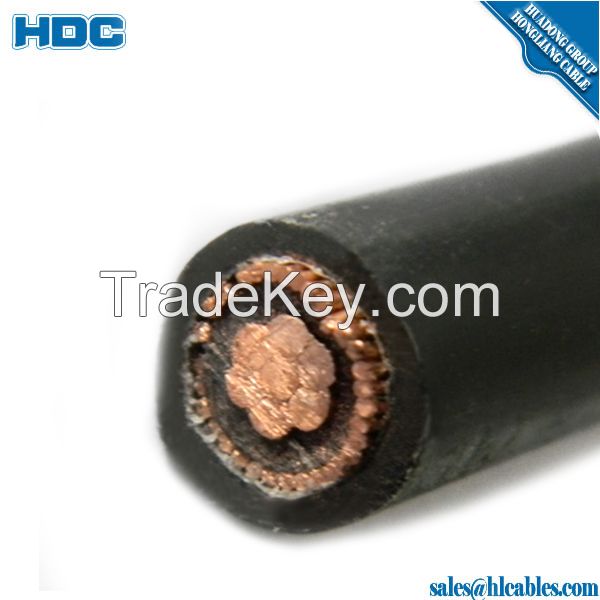 2*4AWG+4AWG,2*8AWG,2*10AWG, 8000 series aluminum alloy conductor armoured XLPE /PVC insulation concentric electrical cable