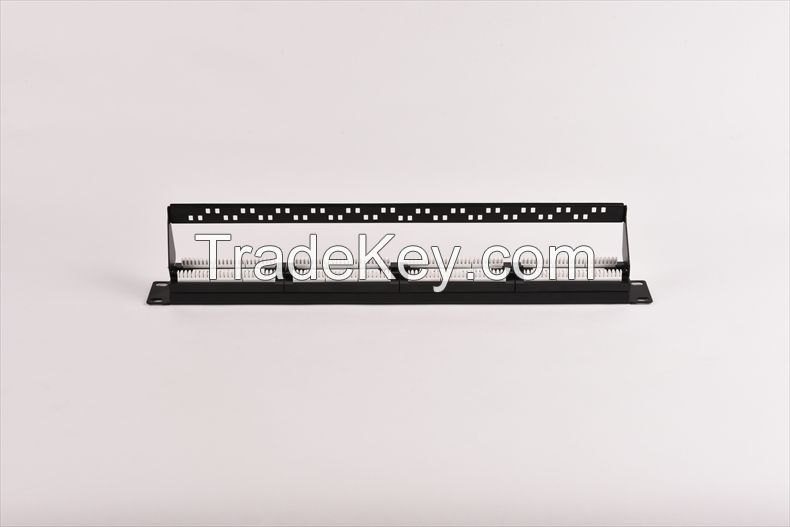 High Quality Cat5e 24 Port Patch Panel Made in China