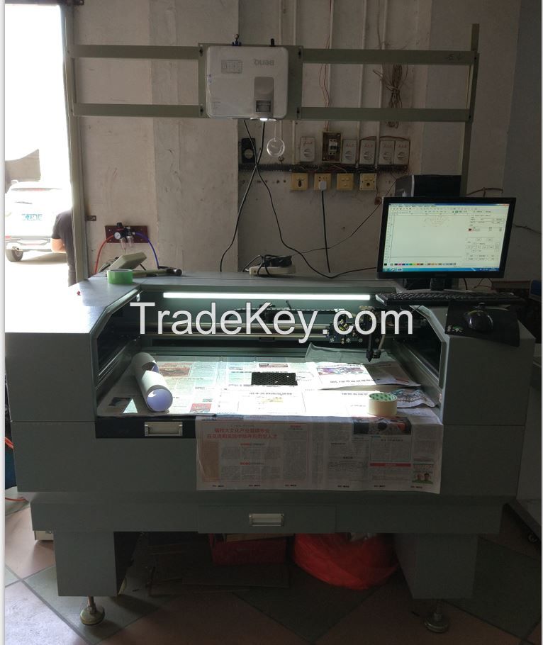 Chinese projection positioning Upper Laser Cutting Machine Laser Cutter for flyknit upper