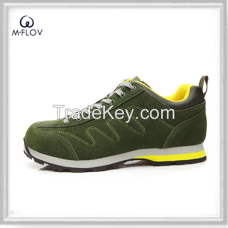 Lightweight breathable suede leather sport shoes unisex shoes