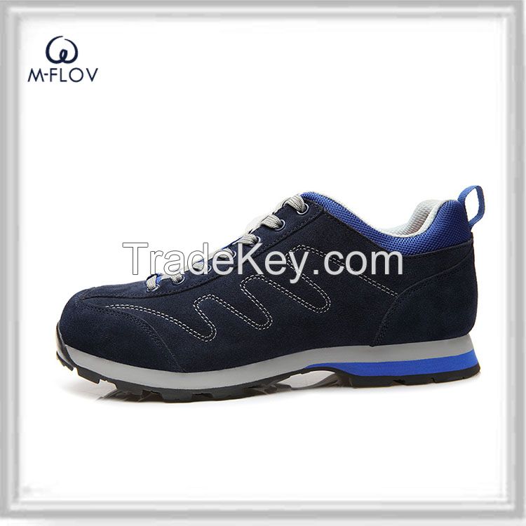 Lightweight breathable suede leather sport shoes unisex shoes