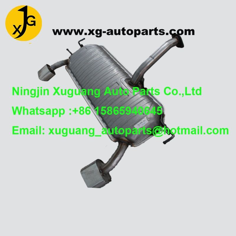 kia sportage 2wd rear exhausut muffler with high quality stainless steel car muffler